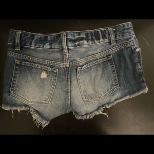 Size 2 Victoria’s Secret pink jean shorts